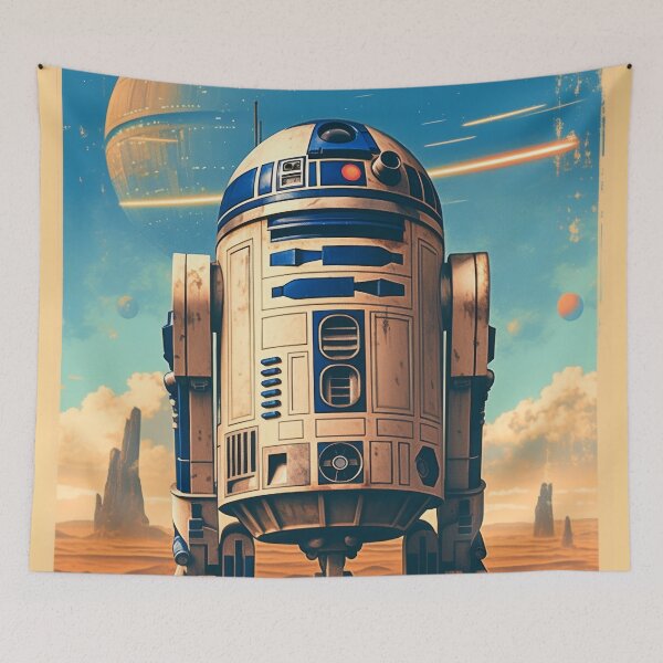 Item preview,  Star Crusader Chad Bot Vintage Poster designed and sold by AnimeArsenalPrints.