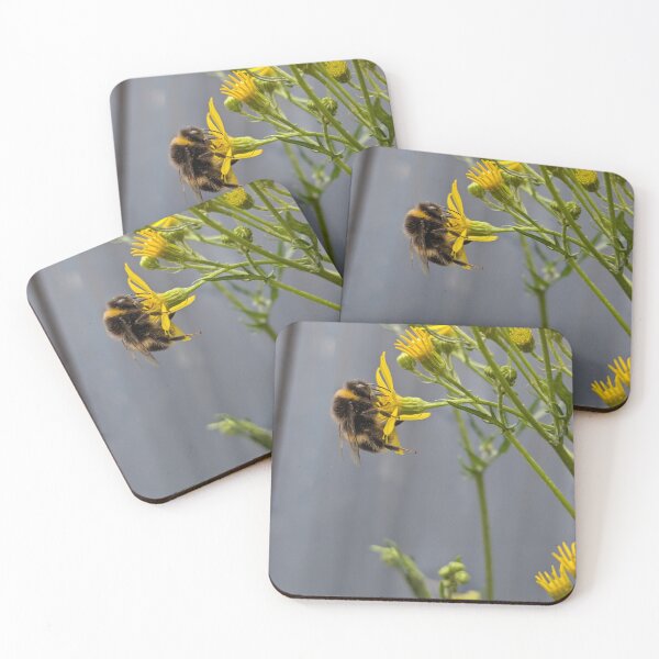 Item preview, Bumble Bee visiting our yellow garden  designed and sold by LifeLookingCloser.
