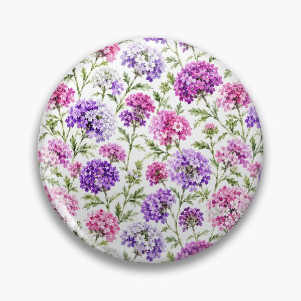 Item preview, Verbena Cluster Purple Watercolor Seamless Pattern designed and sold by Inkworksbyshery.