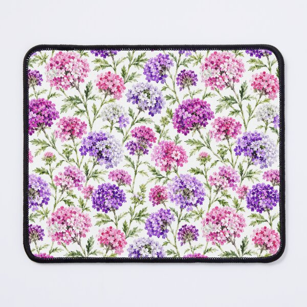 Item preview, Verbena Cluster Purple Watercolor Seamless Pattern designed and sold by Inkworksbyshery.