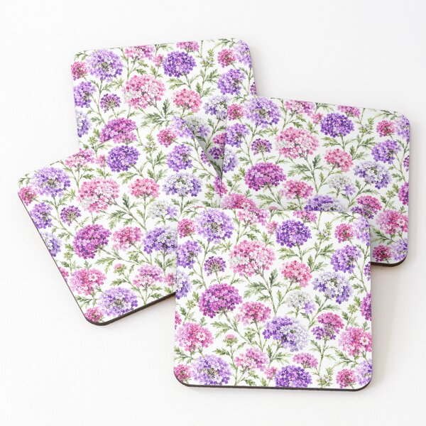 Item preview, Verbena Cluster Purple Watercolor Seamless Pattern designed and sold by Inkworksbyshery.