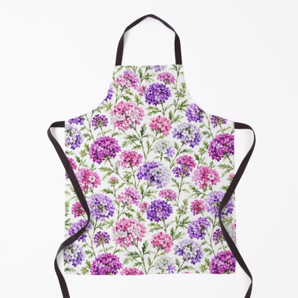 Item preview, Verbena Cluster Purple Watercolor Seamless Pattern designed and sold by Inkworksbyshery.