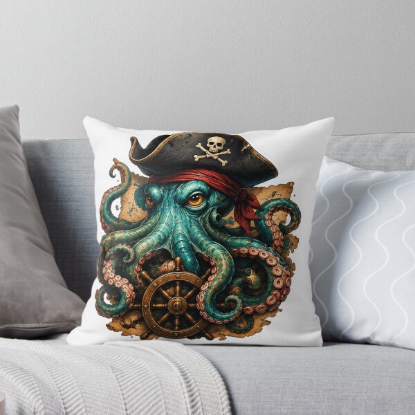 Item preview, Pirate Octopus designed and sold by VerdePegajoso.