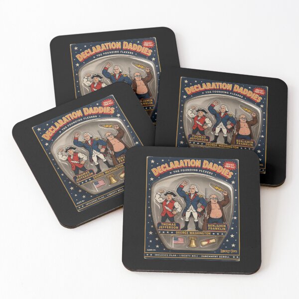 Item preview, Declaration Daddies Funny USA Patriotic Featuring Muscular Founding Fathers designed and sold by Redgiant87x.
