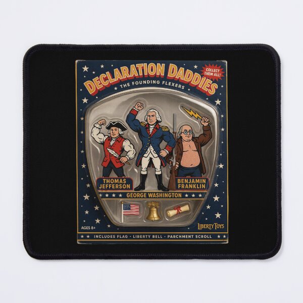 Item preview, Declaration Daddies Funny USA Patriotic Featuring Muscular Founding Fathers designed and sold by Redgiant87x.