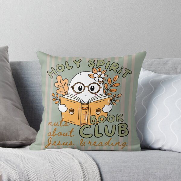 Item preview, Holy Spirit Book Club Nuts About Jesus and Books Love Fall Cute Ghost Reading Bookish designed and sold by Forevermore.