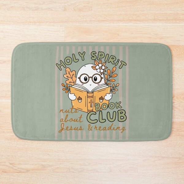 Item preview, Holy Spirit Book Club Nuts About Jesus and Books Love Fall Cute Ghost Reading Bookish designed and sold by Forevermore.