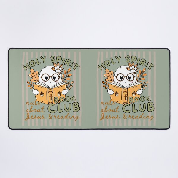 Item preview, Holy Spirit Book Club Nuts About Jesus and Books Love Fall Cute Ghost Reading Bookish designed and sold by Forevermore.