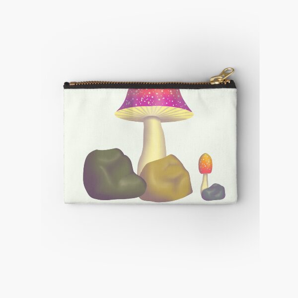 Item preview, Sunset colored mushrooms and rocks designed and sold by MadCurios.