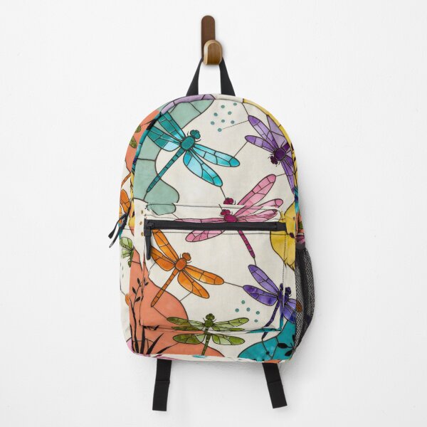Item preview, Vintage Multicolor Stained Glass Dragonflies designed and sold by Ciervo Primavera.