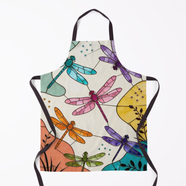 Item preview, Vintage Multicolor Stained Glass Dragonflies designed and sold by Ciervo Primavera.