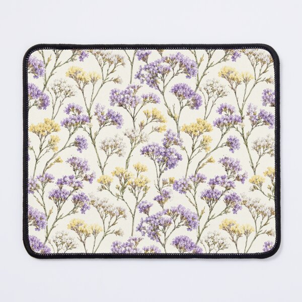 Item preview, Statice Limonium Dried Watercolor Botanical Seamless Pattern designed and sold by Inkworksbyshery.