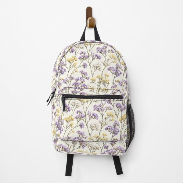 Item preview, Statice Limonium Dried Watercolor Botanical Seamless Pattern designed and sold by Inkworksbyshery.