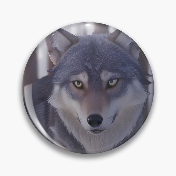 Item preview, Majestic Winter Wolf Forest Portrait designed and sold by MoonGlyphSilence.