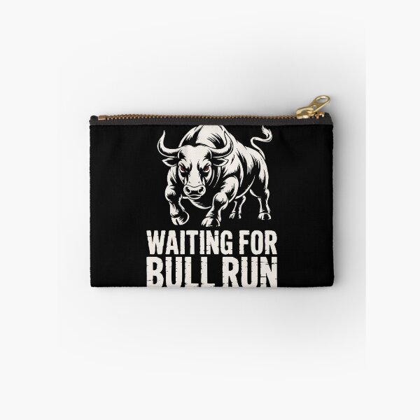 Item preview, Waiting For Bull Run - Crypto Trader Bull Art designed and sold by cabana.space.