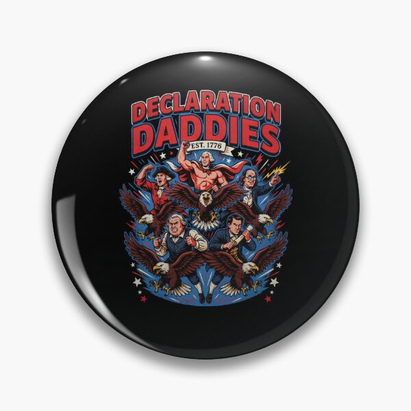 Item preview, Declaration Daddies Muscular American Founders Funny Patriotic designed and sold by Redgiant87x.