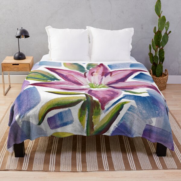 Item preview, Vibrant Pink Watercolor Lily Art designed and sold by JustArtSoulUK.