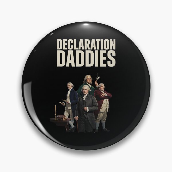 Item preview, Declaration Daddies Funny Patriotic Founding Fathers Vintage Americana designed and sold by Redgiant87x.