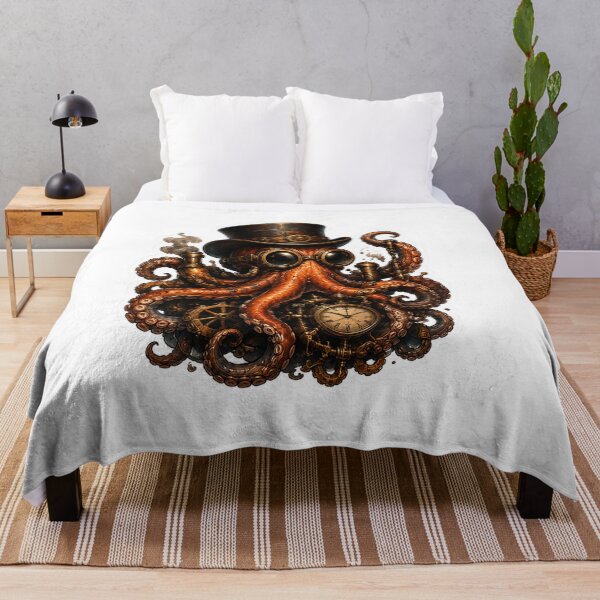 Item preview, Steampunk Octopus designed and sold by VerdePegajoso.