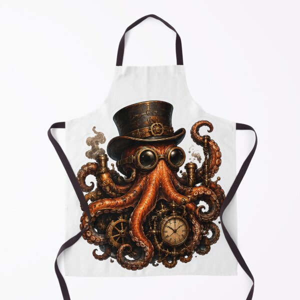 Item preview, Steampunk Octopus designed and sold by VerdePegajoso.