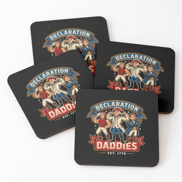 Item preview, Declaration Daddies Bold Muscular Founding Fathers American Humor designed and sold by Redgiant87x.