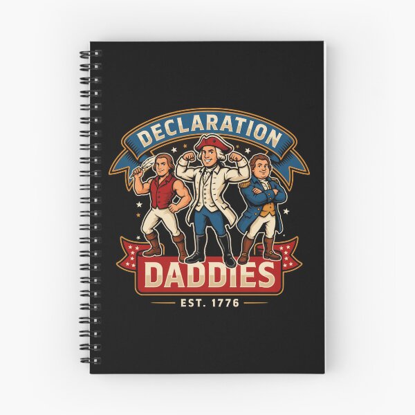 Item preview, Declaration Daddies Bold Muscular Founding Fathers American Humor designed and sold by Redgiant87x.