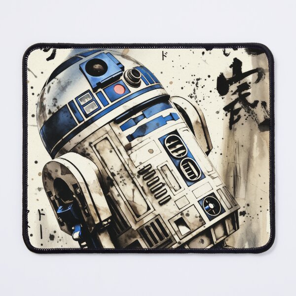 Item preview, Star Crusader Chad Bot Sumi-e designed and sold by AnimeArsenalPrints.