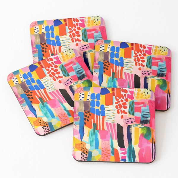 Item preview, Vibrantly Colorful Trendy Abstract Designs Modern Art designed and sold by DEC02.