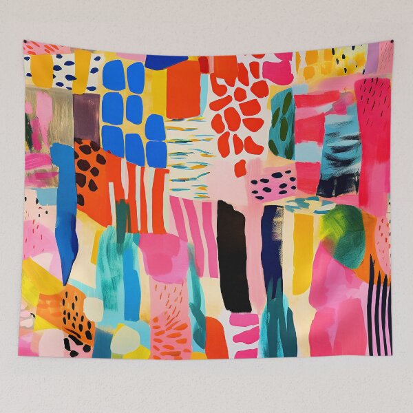 Item preview, Vibrantly Colorful Trendy Abstract Designs Modern Art designed and sold by DEC02.
