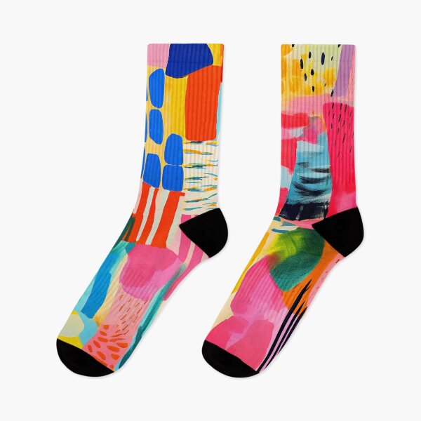 Item preview, Vibrantly Colorful Trendy Abstract Designs Modern Art designed and sold by DEC02.