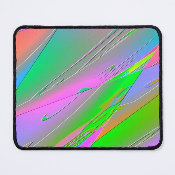Item preview, The Liquid Dream of Pastel Colors Abstract Waves Pastel Neon - Holographic Fluid Pattern Pink, Green & Purple designed and sold by RAYBIL.