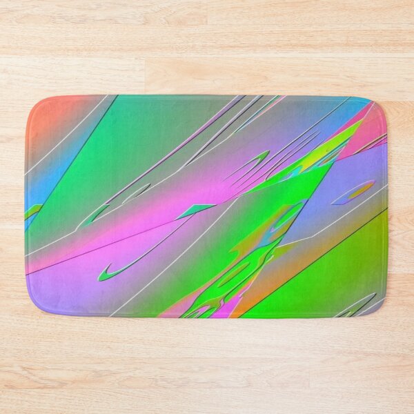 Item preview, The Liquid Dream of Pastel Colors Abstract Waves Pastel Neon - Holographic Fluid Pattern Pink, Green & Purple designed and sold by RAYBIL.
