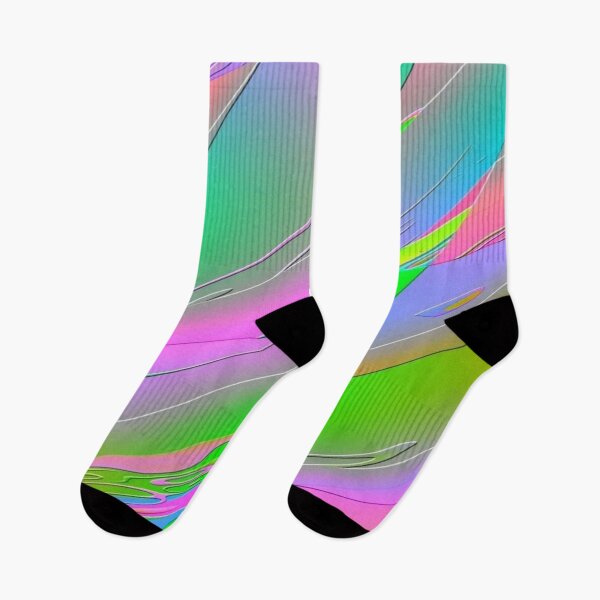 Item preview, The Liquid Dream of Pastel Colors Abstract Waves Pastel Neon - Holographic Fluid Pattern Pink, Green & Purple designed and sold by RAYBIL.