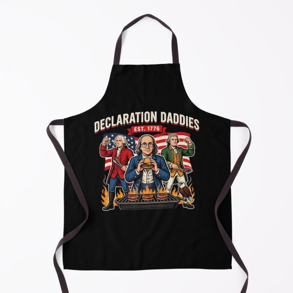 Item preview, Declaration Daddies Funny Patriotic History Meme with Muscular Founders designed and sold by Redgiant87x.
