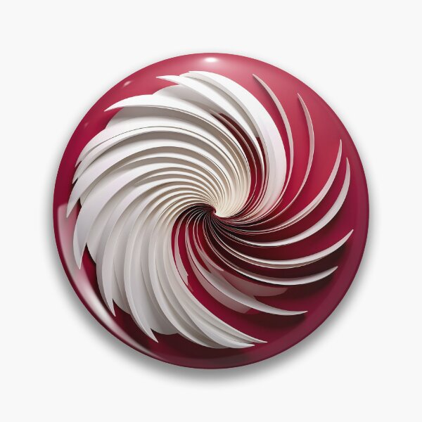 Item preview, Whirling White Spirals on Red designed and sold by Vicky Brago-Mitchell®.
