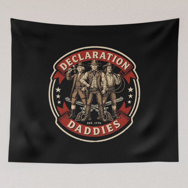 Item preview, Declaration Daddies Patriotic Founding Fathers Humor for USA History Fans designed and sold by Redgiant87x.