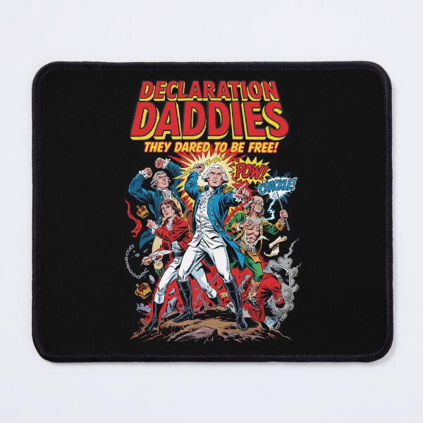Item preview, Declaration Daddies Funny Patriotic Muscular Founding Fathers designed and sold by Redgiant87x.