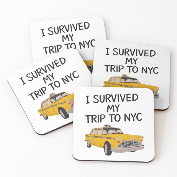 Item preview, I Survived My Trip to NYC  Funny New York City Taxi designed and sold by peachlovey.