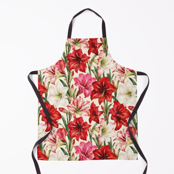Item preview, Amaryllis Bold Trumpet Watercolor Seamless Pattern designed and sold by Inkworksbyshery.