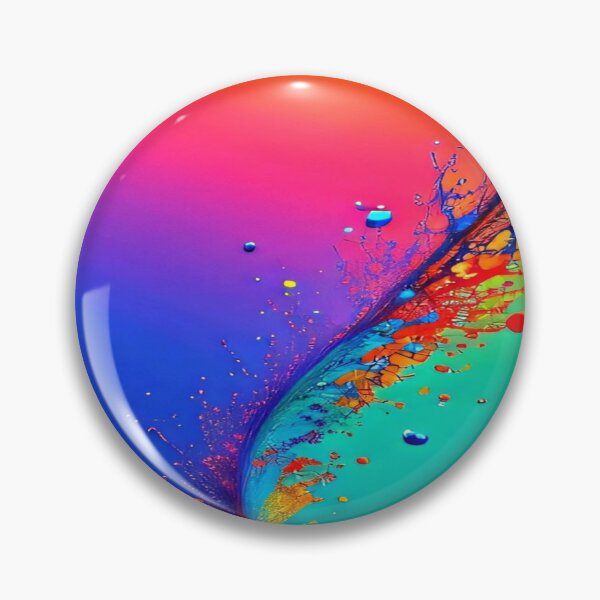 Item preview, The Chromatic Explosion of the Liquid Wave - Rainbow Fluid Paint Wave - Dynamic Liquid Abstract Art designed and sold by RAYBIL.