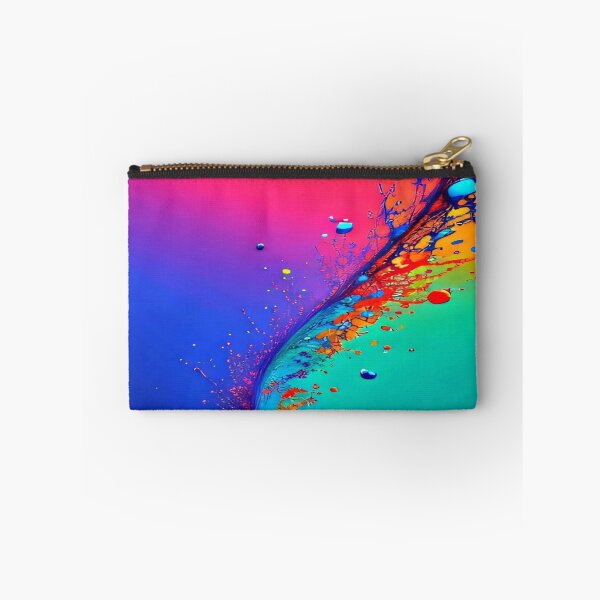 Item preview, The Chromatic Explosion of the Liquid Wave - Rainbow Fluid Paint Wave - Dynamic Liquid Abstract Art designed and sold by RAYBIL.
