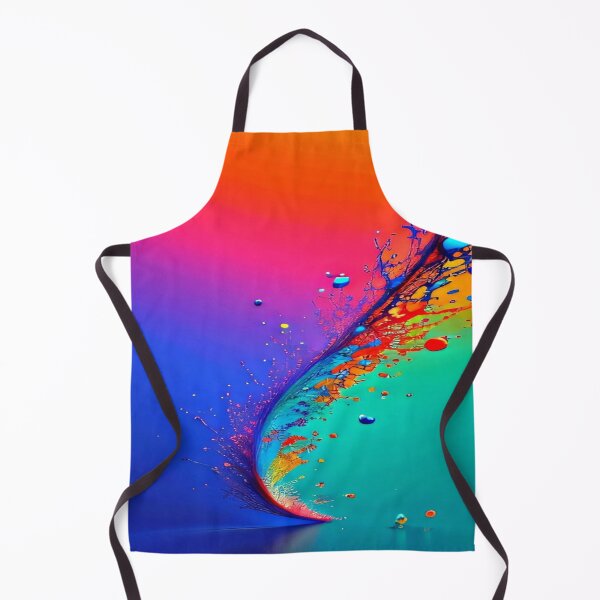 Item preview, The Chromatic Explosion of the Liquid Wave - Rainbow Fluid Paint Wave - Dynamic Liquid Abstract Art designed and sold by RAYBIL.