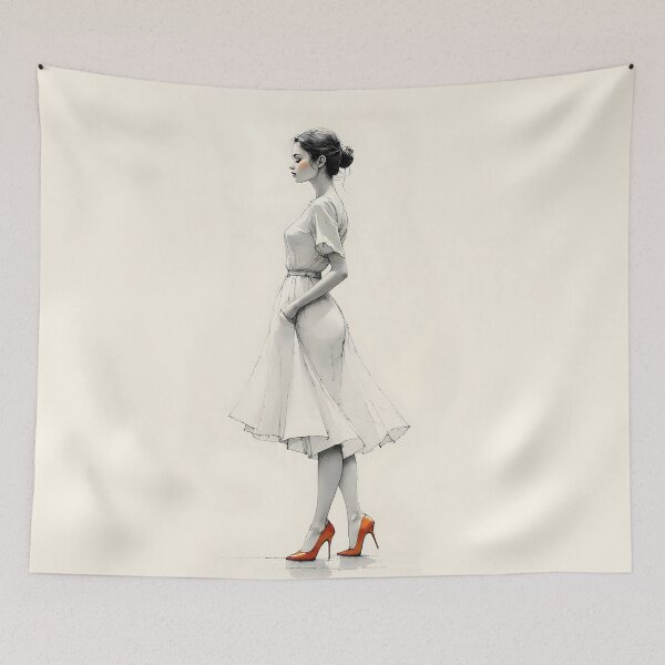 Item preview, The Watched Lady designed and sold by PictureNZ.