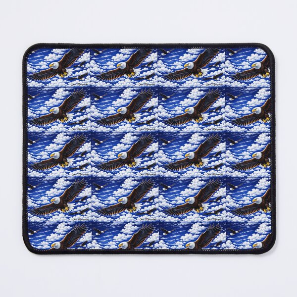 Item preview, Midnight‑Navy Eagles in Flight – Hyper‑Digital Sky Power designed and sold by The Art Queen Of Michigan .