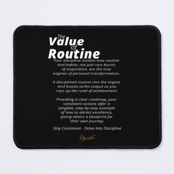 Item preview, The Value of Routine designed and sold by Ulysses Valor.