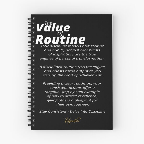 Item preview, The Value of Routine designed and sold by Ulysses Valor.