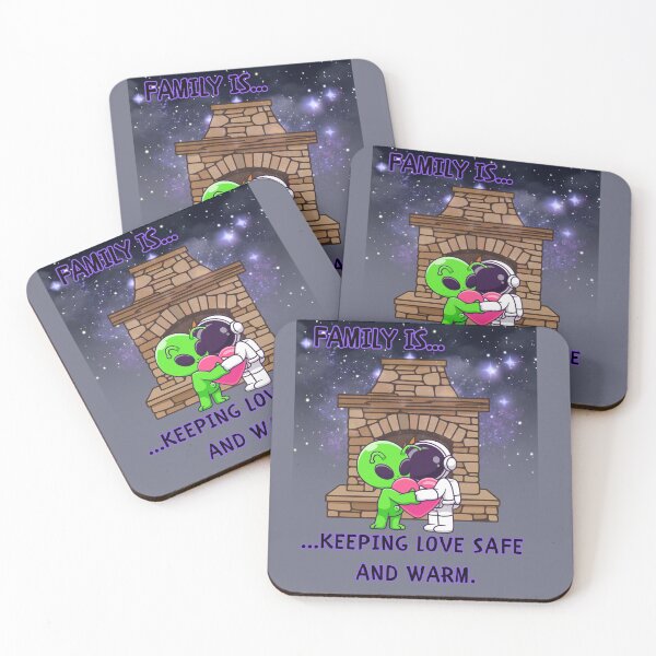 Item preview, Family Is Keeping Love Safe And Warm Space Art designed and sold by AhmadAnnaPrints.