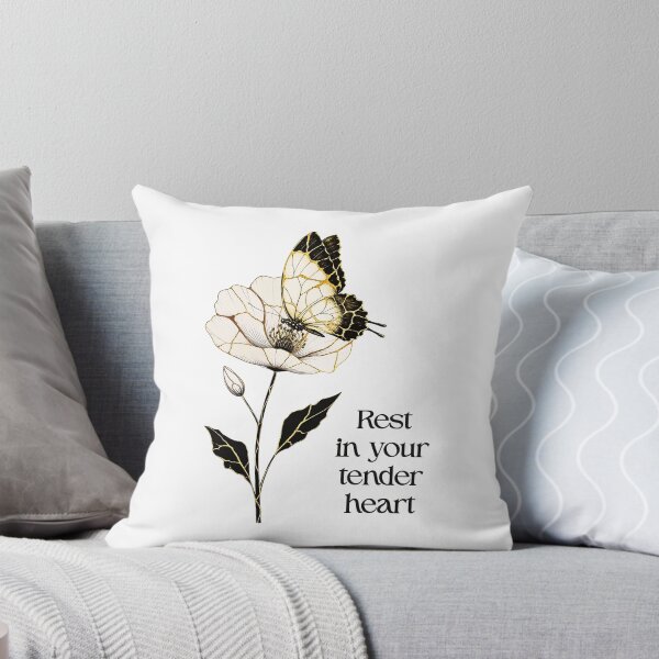 Item preview, Self Love Kintsugi Butterfly Tender Heart Quote designed and sold by Timeless Muse.