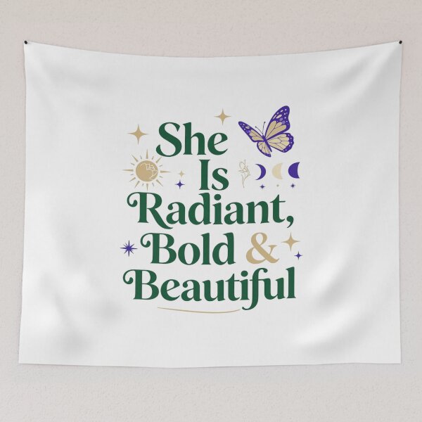 Item preview, She Is Radiant, Bold & Beautiful designed and sold by Fresh Starts.
