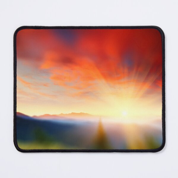 Item preview, Breathtaking Sunrise Over Mountain Landscape With Blurred Aesthetic  designed and sold by DEC02.